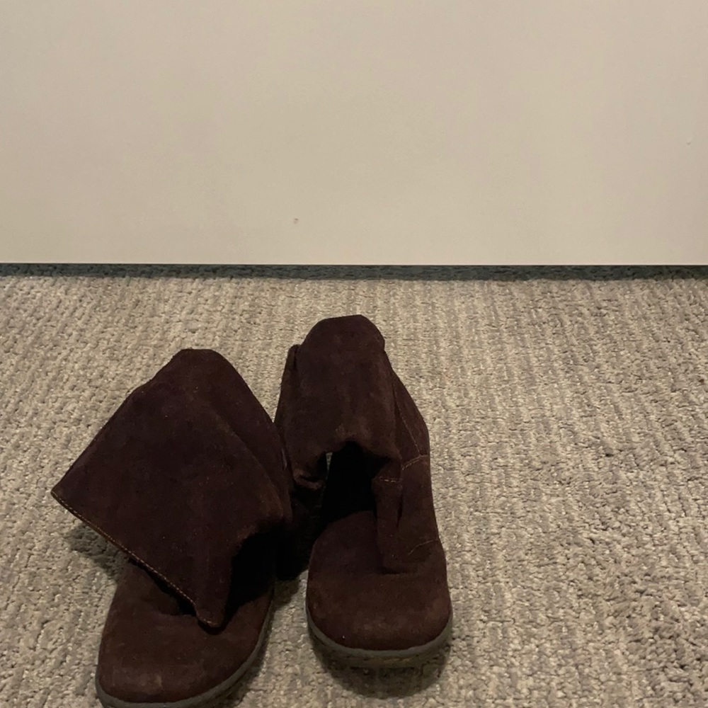 Juniors suede calf boots